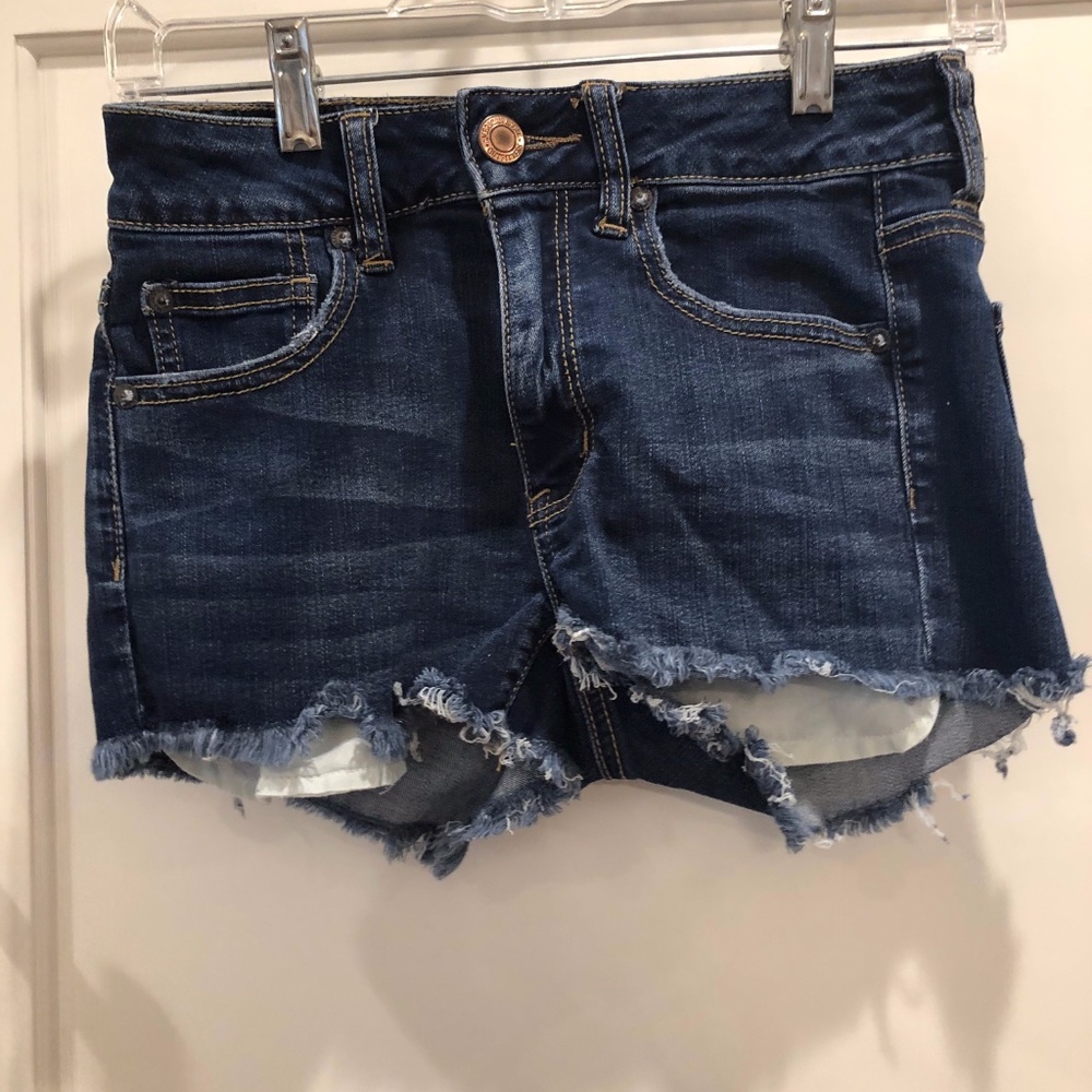 American American Eagle Jean Shorts Size 2 Cut off